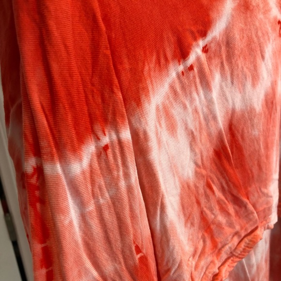 Bella Dahl Tie Dye Coral Strappy Dress - Picture 7 of 7